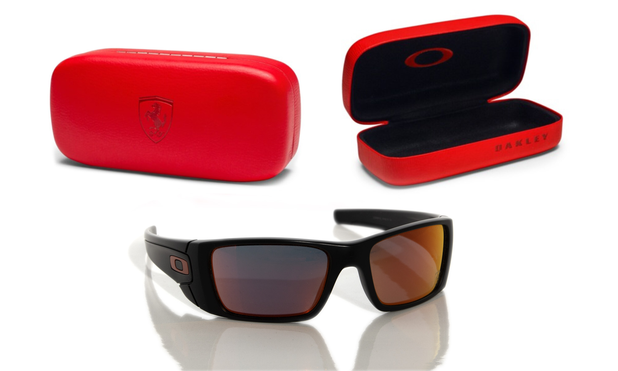 Oakley - Ferrari, red case